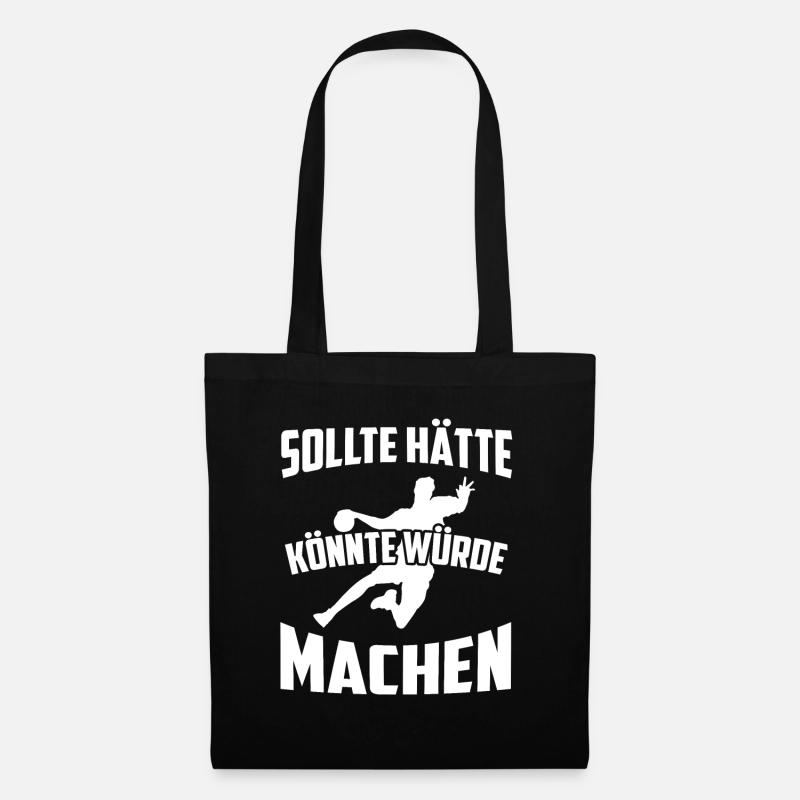Handball Trainer I Handballer Jugendtrainer - Stoffbeutel - Schwarz
