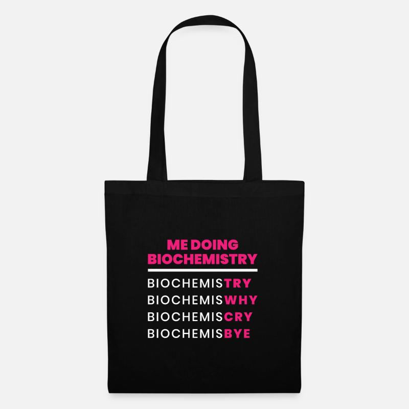 Biochemie - Stoffbeutel - Schwarz