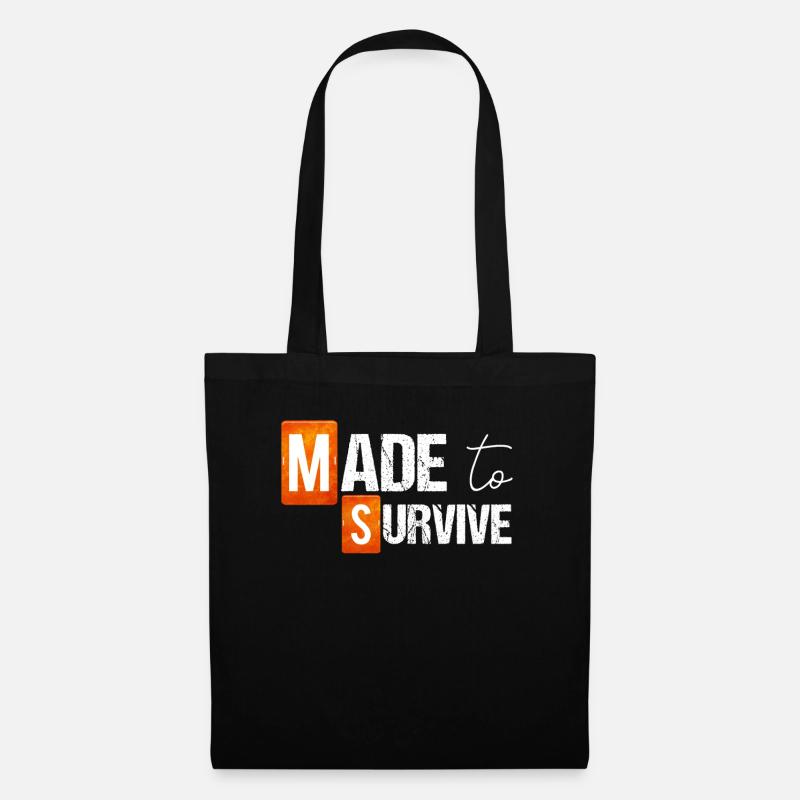 MS Multiple Sclerosis Awareness - Stoffbeutel - Schwarz