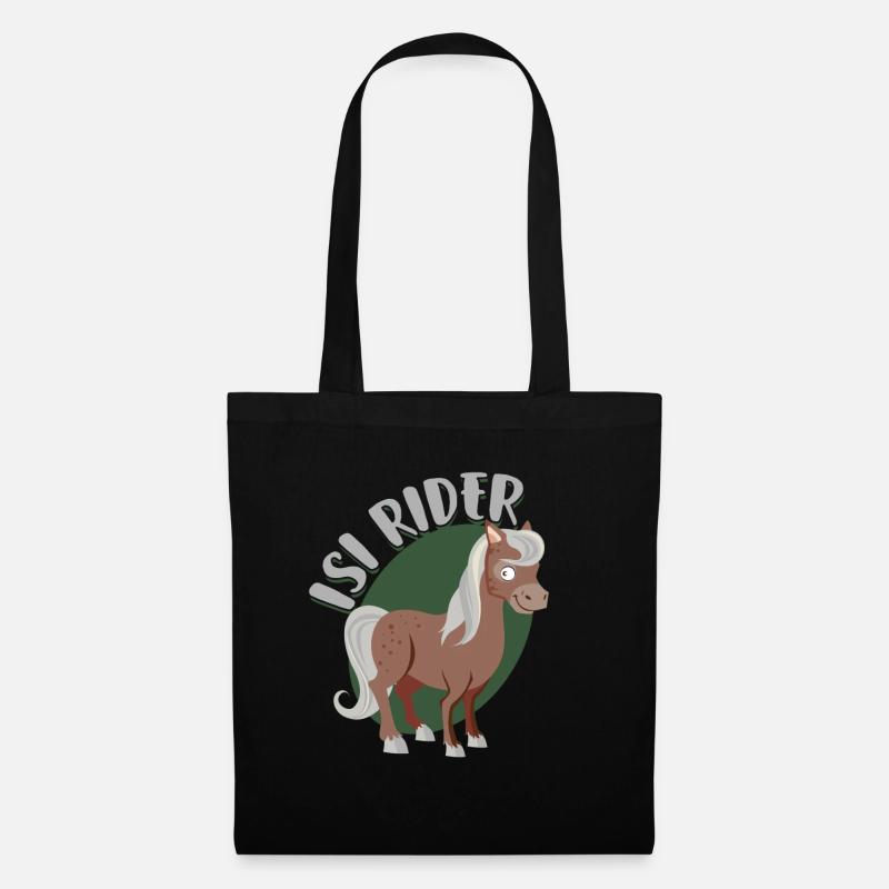 Islandpferd - Stoffbeutel - Schwarz
