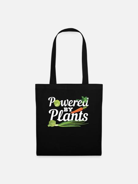 Powered by plants desert Cactus lover - Stoffbeutel - Schwarz