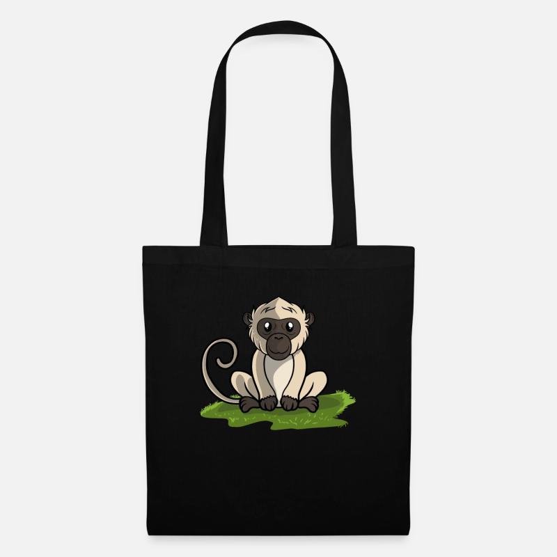 Monkey Monkey - Tote Bag - black