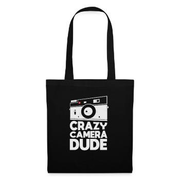 Photographe Photographe Photographie Appareil photo - Sac en tissu - noir - Devant