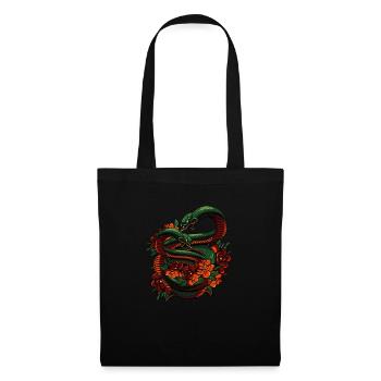 Cobra Snake Reptile King Cobra - Tote Bag - black - Front