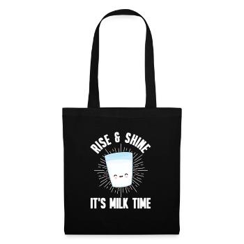 Milk raw milk whole milk - Tote Bag - black - Front