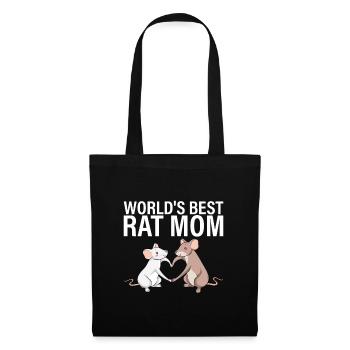 Meilleure maman rat du monde - Sac en tissu - noir - Devant