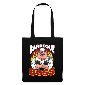 Barbecue Patron Barbecue Party Hommes d’humour Grillen - Sac en tissu - noir - Devant