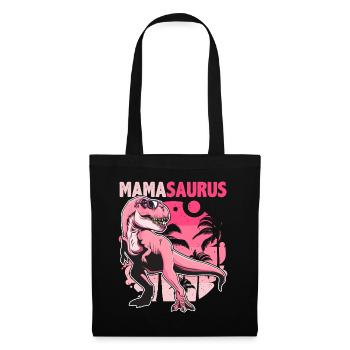 Mamasaurus - Mom T Rex Dinosaur Gift - Tote Bag - black - Front