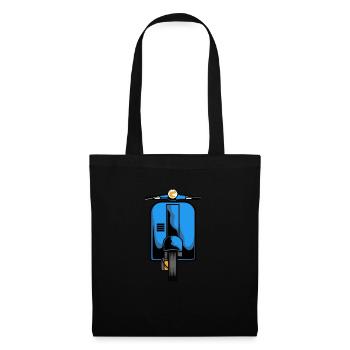 Scooter Mofa Moped Roller - Tote Bag - black - Front