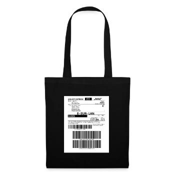Galaxy Mail Streetwear Post de Mars 2021 - Sac en tissu - noir - Devant