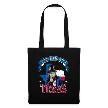 Dont Mess With Texas - Sac en tissu - noir - Devant