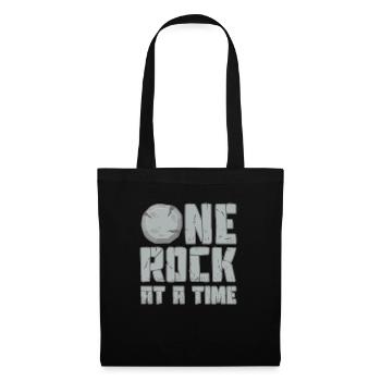 Geologist stones stone collector petrology - Tote Bag - black - Front