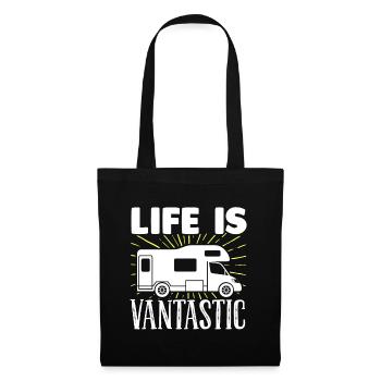 Motorhome RV Camping Life Is - Tote Bag - black - Front