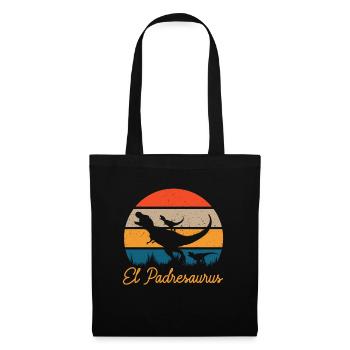 El Padresaurus Gift Papa Spanish Humor - Tote Bag - black - Front