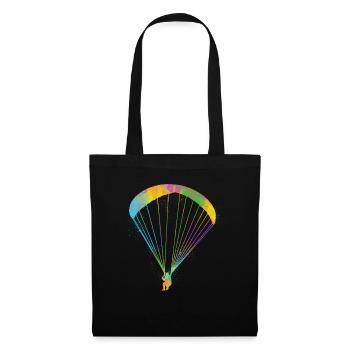 Paragliding Paragliding Paragliding Paragliding - Tote Bag - black - Front