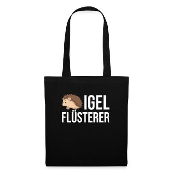 Igel - Stoffbeutel - Schwarz - Vorne