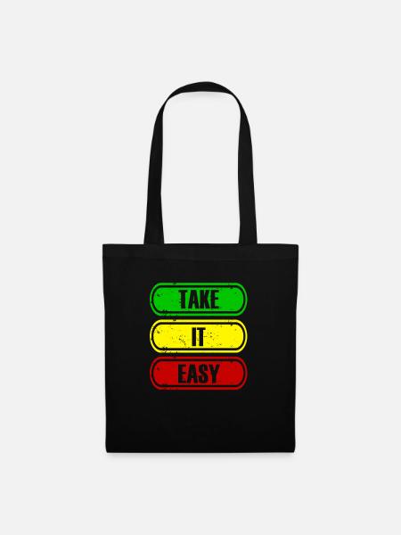 Reggae Dancehall Rasta Rastafari - Stoffbeutel - Schwarz