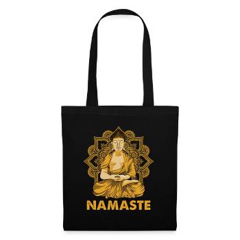 Bouddha bouddhiste bouddhisme - Sac en tissu - noir - Devant