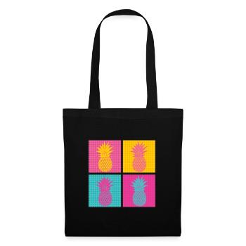 Pop Art Pineapple Hawaii - Tote Bag - black - Front
