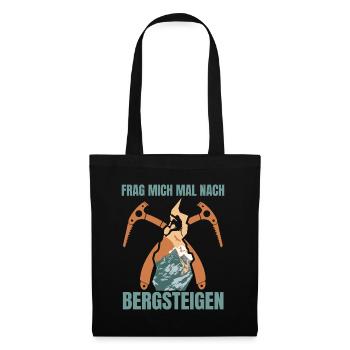 Mountaineering Hiking Mountaineering Alpinist - Tote Bag - black - Front