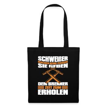 Welder Metalworker Welding Metal Construction - Tote Bag - black - Front