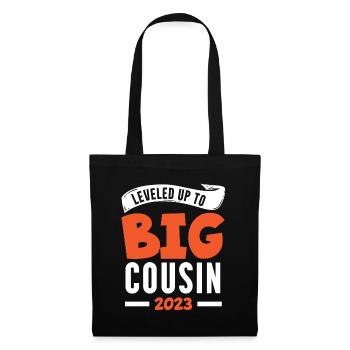 Leveled Up To Big Cousine 2023 - Tote Bag - black - Front