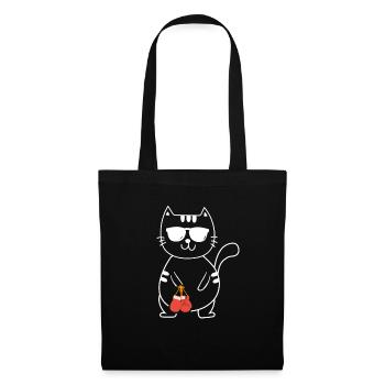 Boxe Boxe Boxe Boxe Combat Fighter - Sac en tissu - noir - Devant