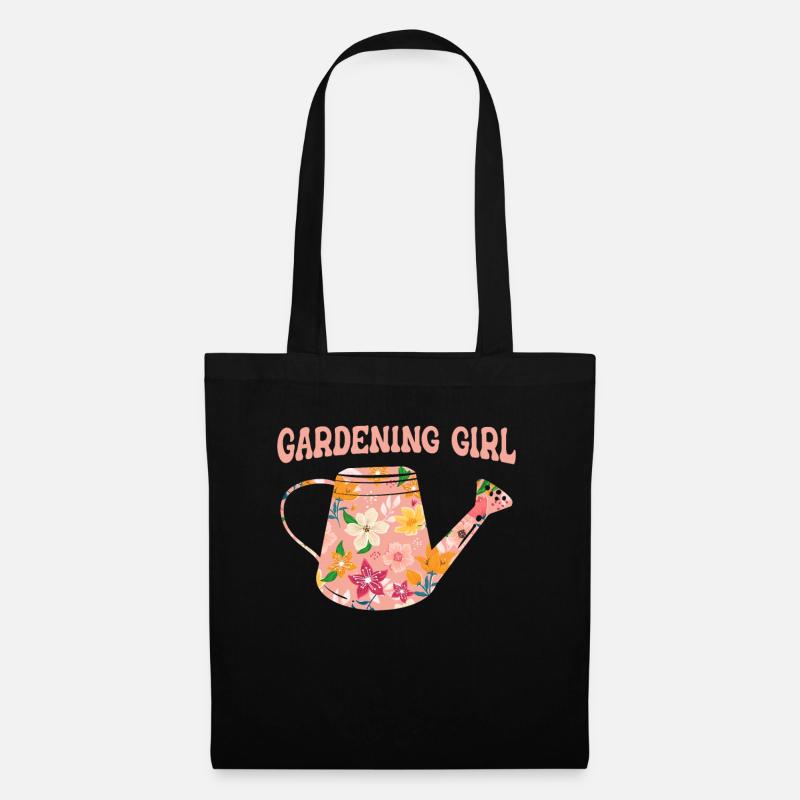 Garten Hobbygärtner Pflanzen Blumen Gärtner - Stoffbeutel - Schwarz