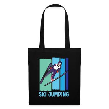 Saut à ski Saut à ski Saut à ski - Sac en tissu - noir - Devant