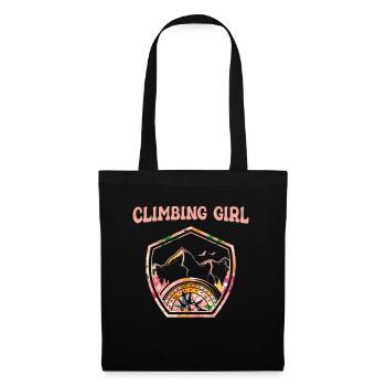 Climbing Mountaineering Climbers - Tote Bag - black - Front