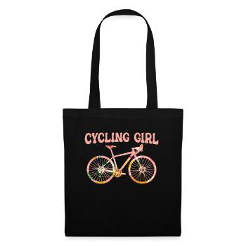 Road Bike Bicycle Road Cyclist Cycling Cyclist - Tote Bag - black - Front