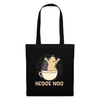 Hérisson - Sac en tissu - noir - Devant