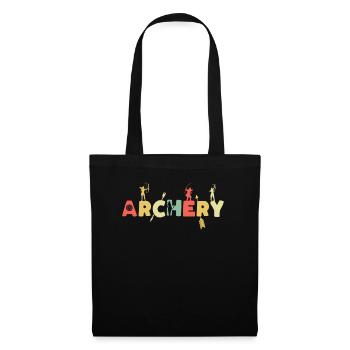Retro Archery Vintage Archery - Tote Bag - black - Front