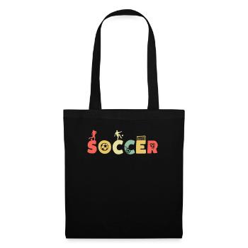 Retro Football Vintage Football - Tote Bag - black - Front