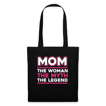 Maman Mère Maman Fête des Mères - Sac en tissu - noir - Devant