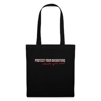 Educate Your Sons Strong Female Lead Quote - Tote Bag - black - Front