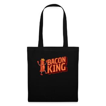 Bacon Speck Frühstück - Stoffbeutel - Schwarz - Vorne