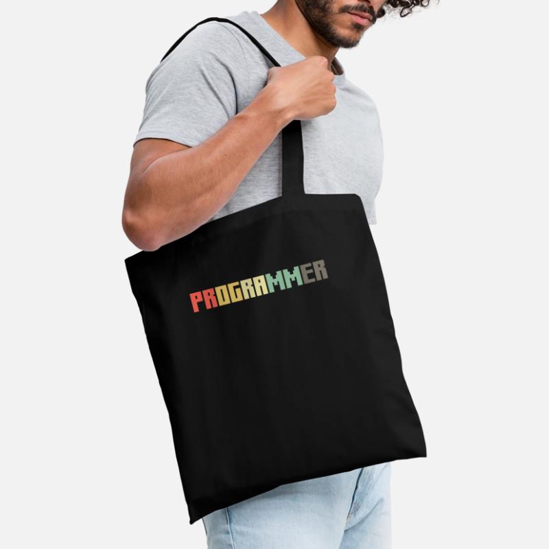 Vintage Programmer Coder Retro Developer Nerd Tote Bag