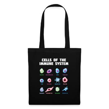 Biologiste scientifique en biologie - Sac en tissu - noir - Devant