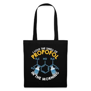 J’adore l’odeur du propofol le matin - Sac en tissu - noir - Devant