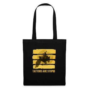 Tatouage Tatouage Art Tatoueur - Sac en tissu - noir - Devant