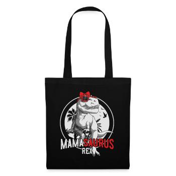 Mamasaurus Maman Dinosaure Cadeau Fête des Mères - Sac en tissu - noir - Devant