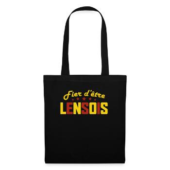 Fier D'être Lensois Cadeau Supporter Lens - Sac en tissu - noir - Devant