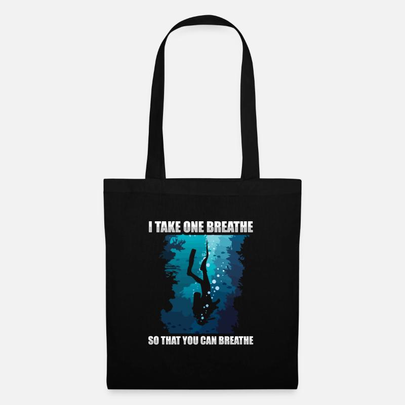 Plongée sous-marine Plongeurs Plongée - Sac en tissu - noir