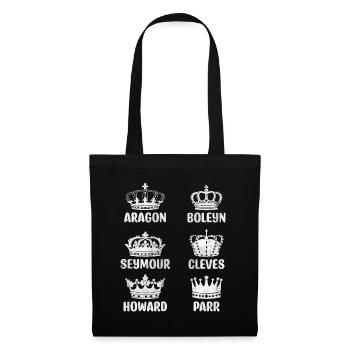 Aragon Boleyn Seymour ClevesHoward Parr - Stoffbeutel - Schwarz - Vorne