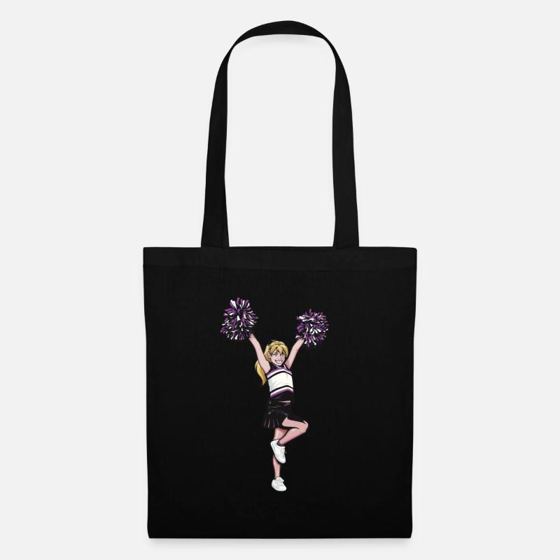 Cheerleading Cheerleader - Stoffbeutel - Schwarz