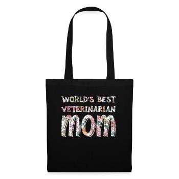 World's Best Veterinarian Mom Animal Doctor - Tote Bag - black - Front