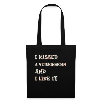 J’ai embrassé un vétérinaire et je l’aime vétérinaire - Sac en tissu - noir - Devant