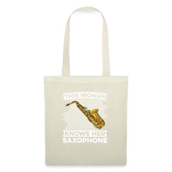 Sax Saxophone Saxophone Musician Jazz - Tote Bag - nature - Front