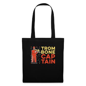 Trombone - Sac en tissu - noir - Devant